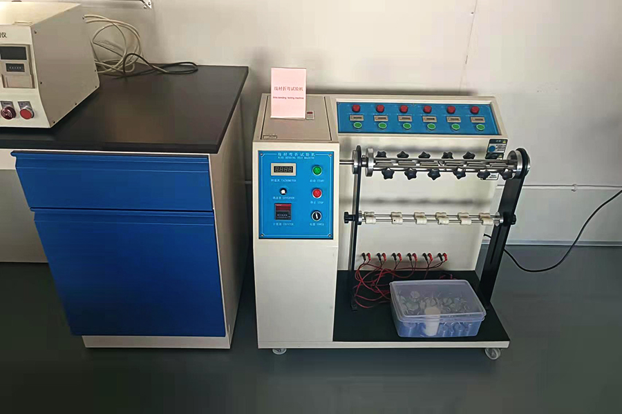 Wire bending testing machine